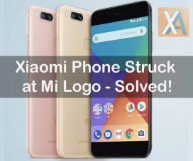 Xiaomi Phone struck Mi Logo solve
