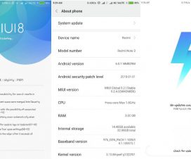 Redmi Note 3 MIUI 9.2 update