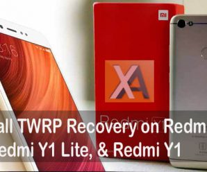 TWRP Recovery for Redmi 5A Redmi Y1 Lite