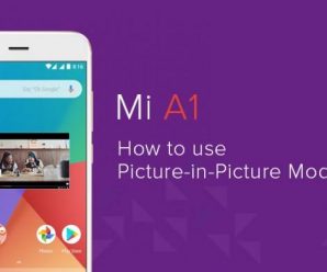 Xiaomi Mi A1 Picture in Picture mode