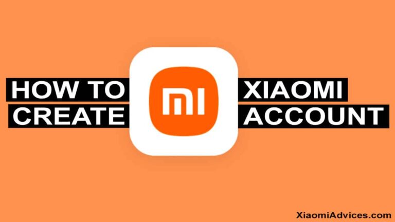 comment se créer un compte xiaomi