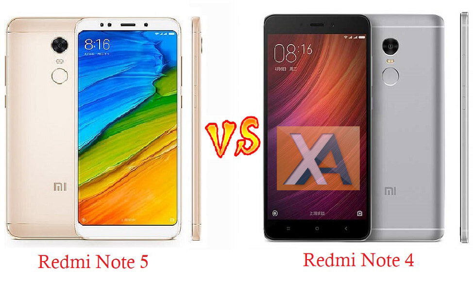 Redmi Note 5 vs Redmi Note 4 compare