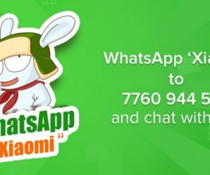xiaomi mi bunny india whatsapp service