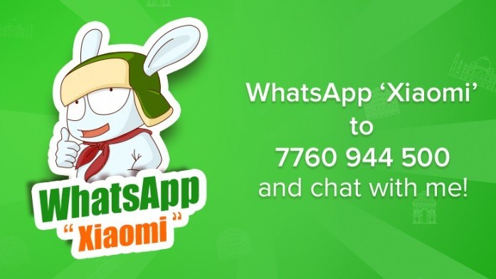 xiaomi mi bunny india whatsapp service