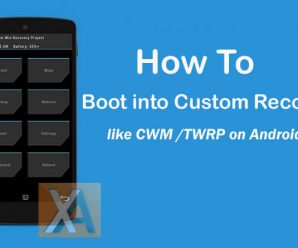 Boot into custom recovery TWRP CWM on Android