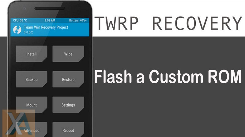 Flash Custom ROM using TWRP Recovery