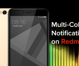 Multi coloured LED notifications redmi 4