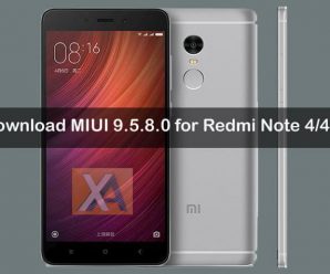 Redmi Note 4 MIUI 9.5.8.0 Update Download