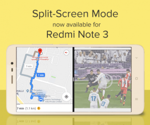 Split Screen Redmi Note 3