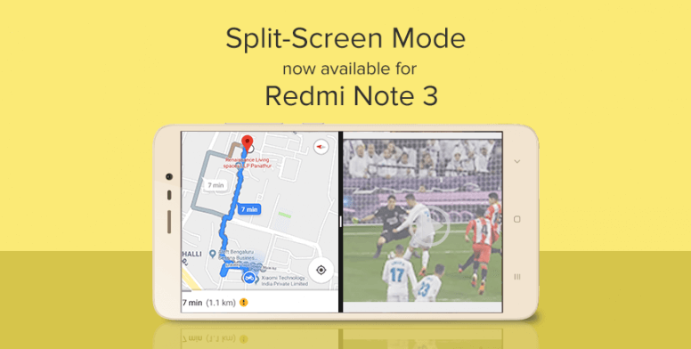 how to use split screen on redmi 9a