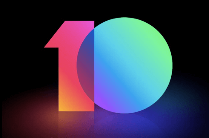 MIUI 10 update download logo