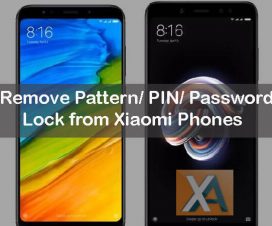 Remove Pattern PIN Password Lock from Xiaomi MIUI phones