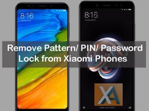 Remove Pattern PIN Password Lock from Xiaomi MIUI phones