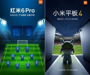 Xiaomi Redmi 6 Pro Mi pad 4 release date