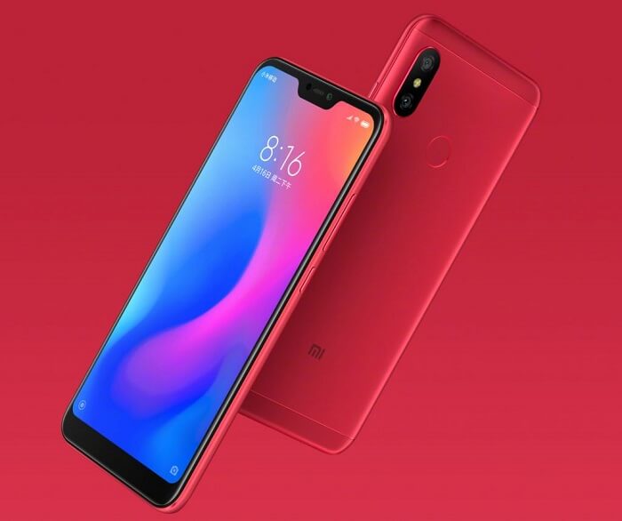 Xiaomi Redmi 6 Pro official