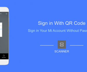 Sign in to Mi Account without passowrd using QR code