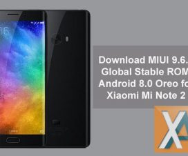 Xiaomi Mi Note 2 MIUI 9.6.1.0 Android 8.0 Oreo update