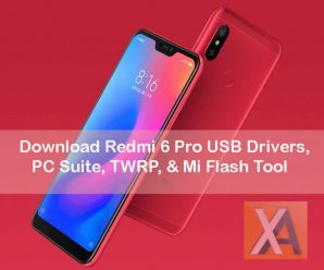redmi 6 pro download usb drivers, pc suite, mi flash tool, twrp