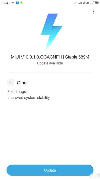 Xiaomi Mi 6 MIUI 10 China Beta Stable ROM