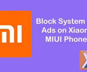 Block System App Ads on Xiaomi MIUI phones