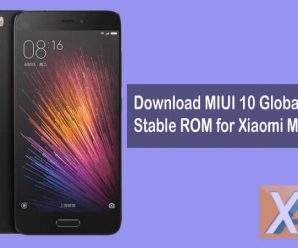 Mi 5 MIUI 10 Global Stable ROM Download