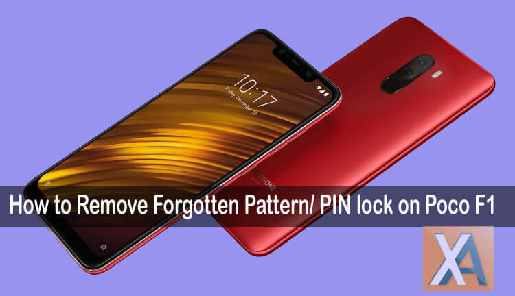 Remove forgotten pattern pin lock Poco F1