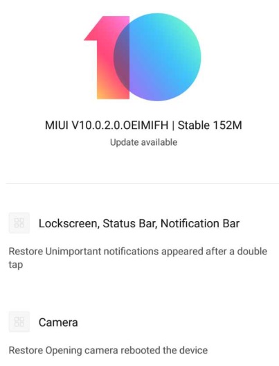 New MIUI 10 update Redmi Note 5 Pro