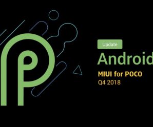 Poco F1 Android 9.0 Pie MIUI 10 update