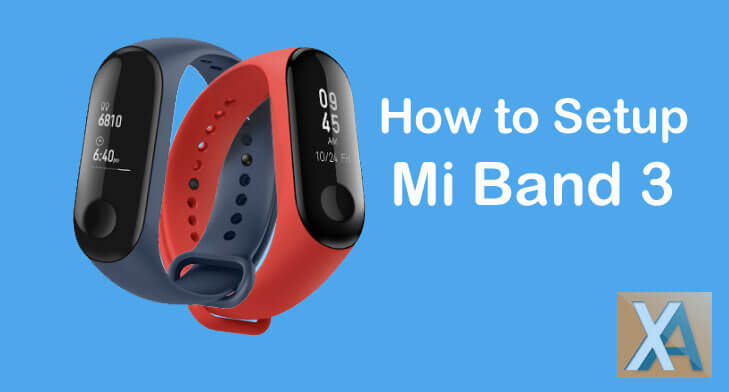 setup mi band 3