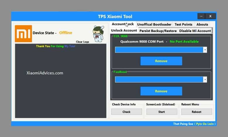 Download TPS Xiaomi Tool for Mi and Redmi devices
