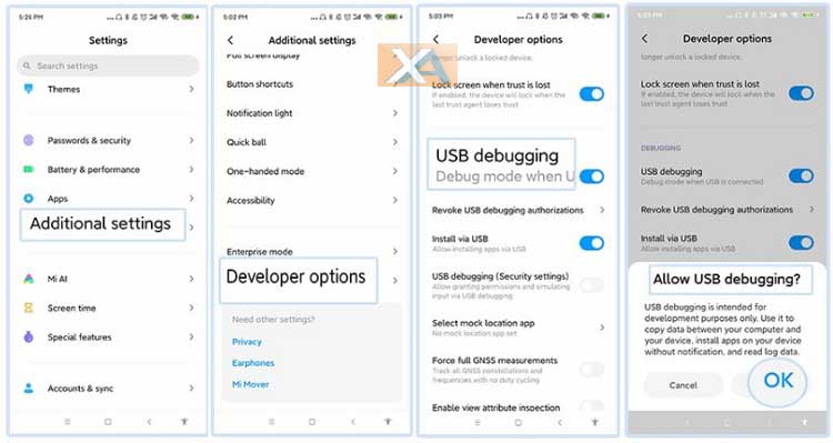 Constituir Fuera de Vigilante How to Enable USB Debugging Mode on Xiaomi Mi/Redmi phones | Xiaomi Advices