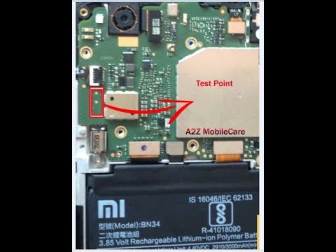 REDMI 5A Test Point EDL Point (riva)