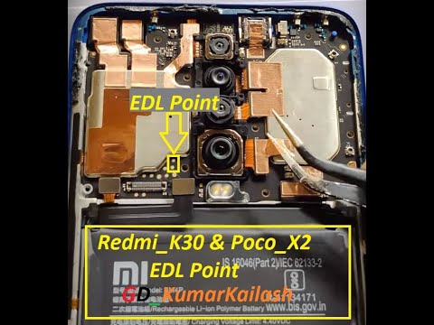 REDMI K30 4G Test Point EDL Point (phoenix)
