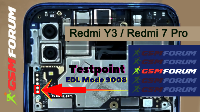 REDMI Y3 Test Point EDL Point (onc)
