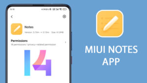 MIUI 14 Notes App