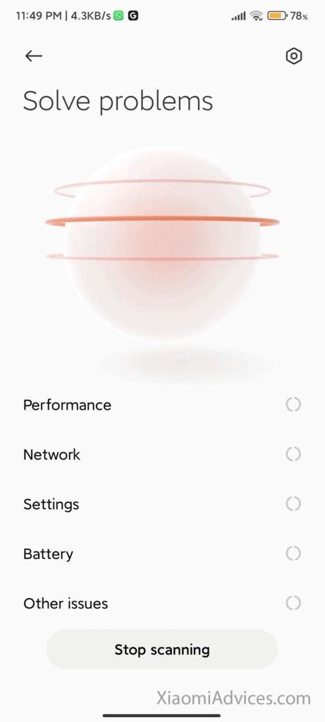 MIUI Security App Solve Problems