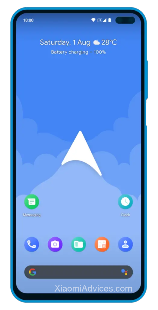ArrowOS Android Home Screen