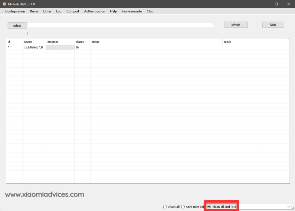 Download the latest Version of Xiaomi Mi Flash Pro Tool