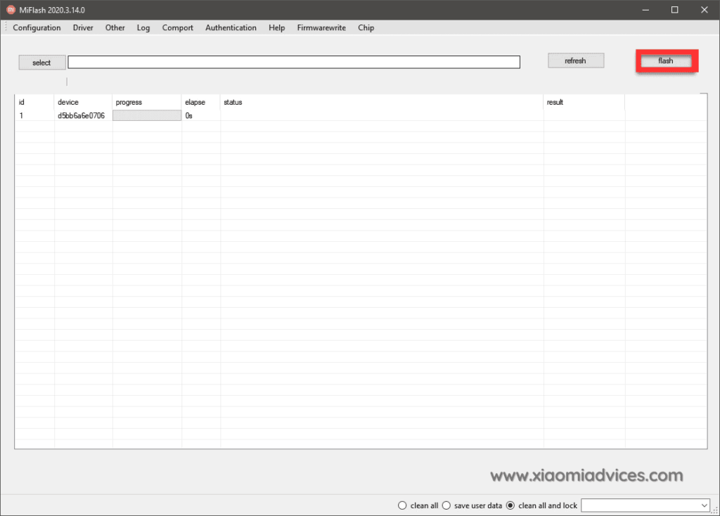 Download the latest Version of Xiaomi Mi Flash Pro Tool