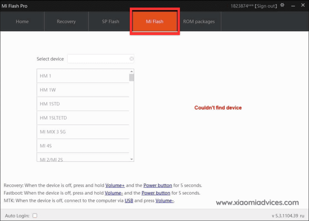Download the latest Version of Xiaomi Mi Flash Pro Tool