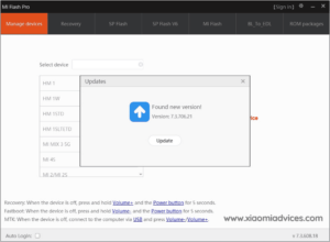 Download the latest Version of Xiaomi Mi Flash Pro Tool