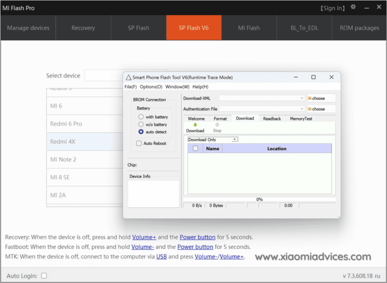 Download the latest Version of Xiaomi Mi Flash Pro Tool